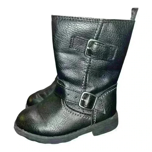 Carters Erica2 Baby Girls Black  Round Toe Mid Calf Winter Boots Size 6 - Picture 1 of 11